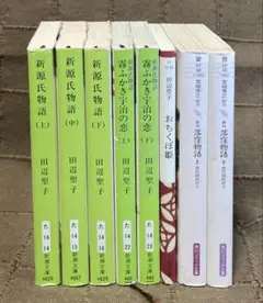 田辺聖子 新源氏物語 全5冊 +おちくぼ姫 +落窪物語 上下巻 角川ソフィア文庫