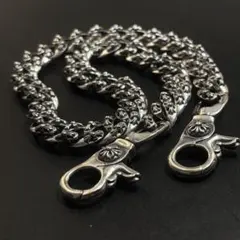 JACKROSE ジャックローズ スカル Wクリップ ウォレットチェーン Y2K