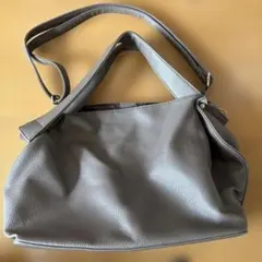 美品】AndA レザートートバッグ リミテッド グレー - メルカリ