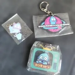 ハンギョドンアクリル キーホルダー、ラバーキーホルダー、チャーム 3点セット