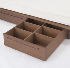 無印良品 ベッド下収納 大 ウォールナット 25cm 2つセット - メルカリ