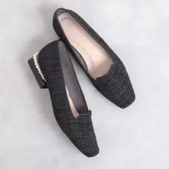 【新品】artemis by DIANAオペラカットパールヒールフラットシューズ