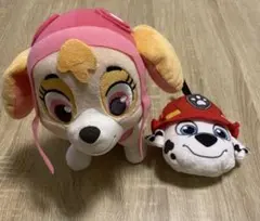 パウパトロール スカイ ぬいぐるみ　マーシャルポーチ　アミューズメントのサムネイル