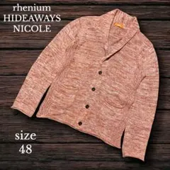 【rhenium HIDEAWAYS NICOLE】 カーディガン サイズ48