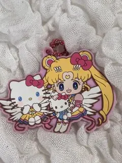 セーラームーン ハローキティ アクリルキーホルダー
