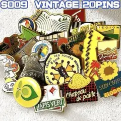 S009 VINTAGE 20PINS ヴィンテージ　 ピンバッジ　20個のサムネイル