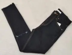 マウジー MOUSSY デニムパンツ 0サイズ 斜めボタン ワイド - メルカリ