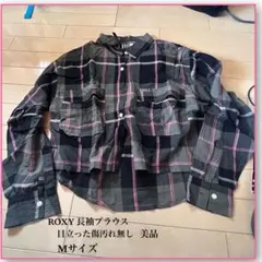 ROXY 長袖 チェックシャツ Mサイズのサムネイル