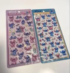 【正規品】ディズニースティッチ ボンボンドロップシール 2枚セット