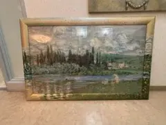 樹皮絵画☆北海道☆F6 全国伝統工芸展入選作品☆アート インテリア
