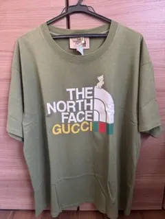 THE NORTH FACE x GUCCI Tシャツ オリーブグリーン - メルカリ