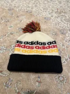adidas ポンポン付きニット帽 OSFM