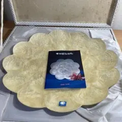 花びら型貝手作り皿