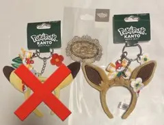 ポケモン イーブイ キーホルダー ステッカー ポケパークカントー