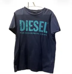 DIESEL ネイビー ロゴ Tシャツ　サイズ12y 156