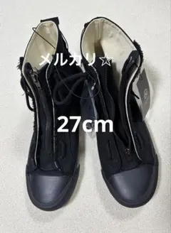 新品 GU UNDERCOVER ハイカットスニーカー ブラック 黒 27cmのサムネイル