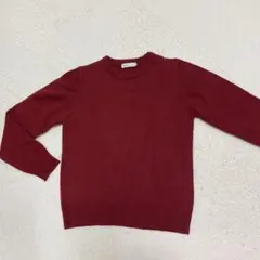 earth music&ecology ボルドー クルーネックニット 長袖 M