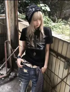 00’s archive スタッズ　ユニオンジャック　ロンT y2k swag Union Jack スタッズ Tシャツ swag y2k - メルカリ