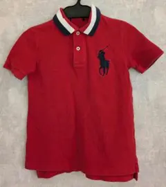 ポロラルフローレン　ロゴポロシャツ　100cm 赤