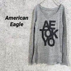 21 アメリカンイーグル AETOKYO 長袖Tシャツ グレー トップス　ロンT