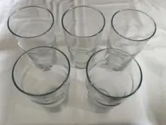 大正　昭和　輪線　グラス　コップ　ガラス　まとめ　6個セット　サンドブラスト ② 大正 昭和 輪線 グラス コップ ガラス まとめ 2個セット