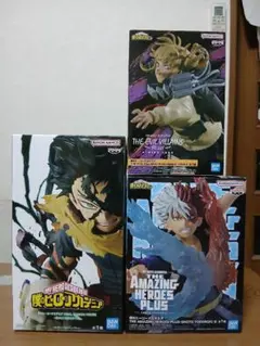 僕のヒーローアカデミア フィギュア 3種セット 緑谷出久 轟焦凍 渡我被身子