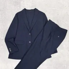 未使用級✨ユニクロ 感動ジャケット セットアップ 紺 XL レディース 25年製