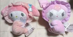 マイメロディ＆クロミ　 ふんわりベイビーぬいぐるみ