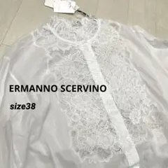 未使用定価27万 ERMANNO SCERVINO 透かしレース刺繍 ブラウスのサムネイル