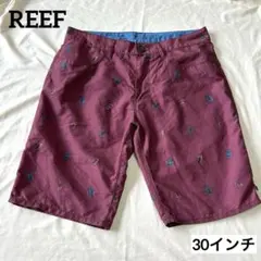 REEF　ハイブリッドショーツ　パンツ　水陸両用　30　S M　バーガンディのサムネイル
