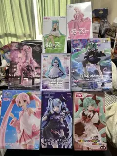 ザクミク/桜ミク/リムル/アイラ/サイタマ他】プライズ10体セットまとめ