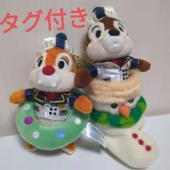 チップとデール ぬいぐるみバッジ 2021年クリスマス