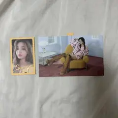 TWICE ジヒョ トレカ ポストカード セット