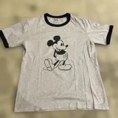 UNIQLO UT ミッキー　リンガーTシャツ　サイズM
