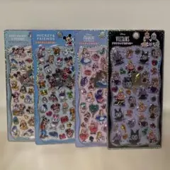 プチドロップステッカー　ディズニー　4種セット
