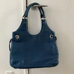 Kate spade ケイトスペード　青　ハンドバッグ