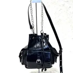 【美品】PAGEBOY ページボーイ 2WAY 巾着 ショルダー Y2Kのサムネイル