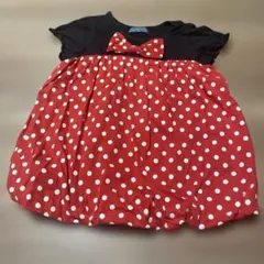 Captain House ドット柄 リボン ワンピース 90cm ミニーちゃんのサムネイル