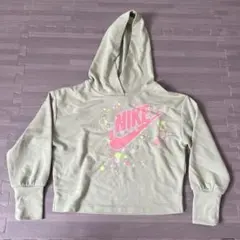 NIKE フード付きパーカー 2T ライトグリーン