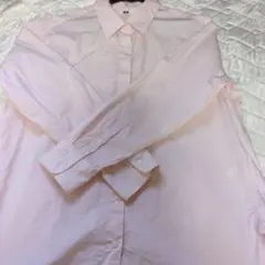 UNIQLO XL 淡いピンク 長袖シャツ