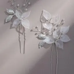 結婚式 コーム ヘアアクセサリー　お呼ばれ　髪飾り　ヘッドドレス　ウェディング