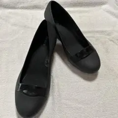 専用　Crocs キャップ トゥ ウェッジ　黒　W6のサムネイル
