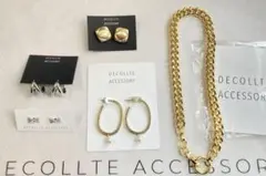 新品未使用◆decollte accessory ピアス ネックレスセット