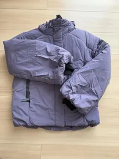 adidas ダウンジャケット パープル J/M - メルカリ