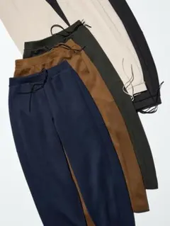 UNIQLO ドライスウェットカーブパンツ　ネイビー　M