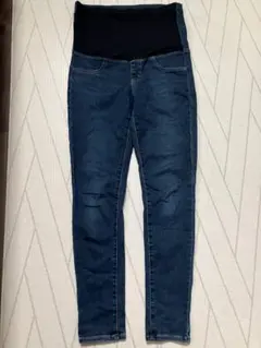 UNIQLO ウルトラストレッチマタニティレギンスパンツ　デニム