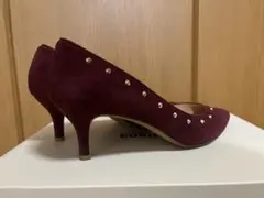DIANA スタッズ パンプス ボルドー
