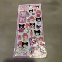 【正規品】平成はっぴーフォンシール　マイメロ クロミちゃん