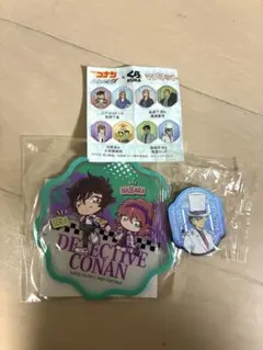 名探偵コナン ラバーコースター マグネットシート2個セットくら寿司 世良・灰原
