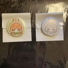 学園アイドルマスター GiGO 購入特典 葛城リーリヤ 紫雲清夏 ミニ缶バッジ